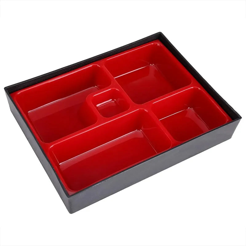 Load image into Gallery viewer, Food Storage Box Japanese Bento Portable Lunch Boxes Bento Food Container Japanese Wood Storage Box Office Picnic
