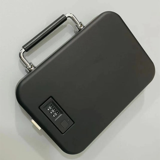 Gun Safe Box Biometric Fingerprint Mechanical Password Safe for Weapons Smart Mini Safety Gun Firearm Vault Pistol