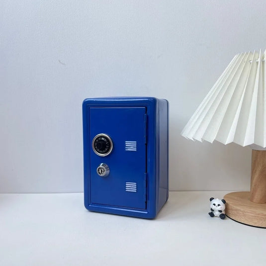 Decorative Box Password Lock Mini Safe Box Anti-Theft Metal Strongbox Cabinet Money Bank Valuables Security