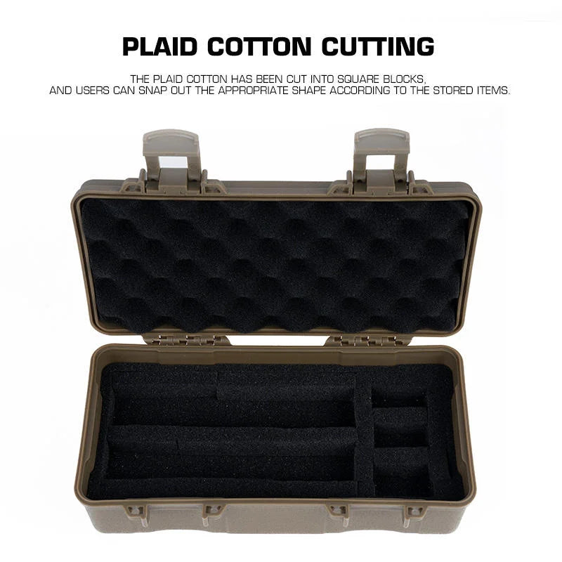 Load image into Gallery viewer, Tactical Equipment Outdoor Shockproof Protection Storage Box Shooting Hunting Laser Box Versatile EDC Flashlight Hard Case
