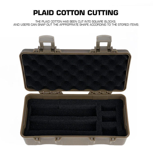 Tactical Equipment Outdoor Shockproof Protection Storage Box Shooting Hunting Laser Box Versatile EDC Flashlight Hard Case
