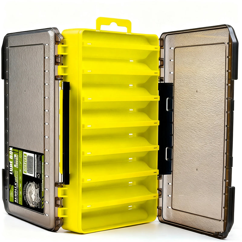 Load image into Gallery viewer, Fishing Tackle Boxes Double Layer Bait Container Portable Organizer Boxes Compartments Fishing Accessories Plastic Case
