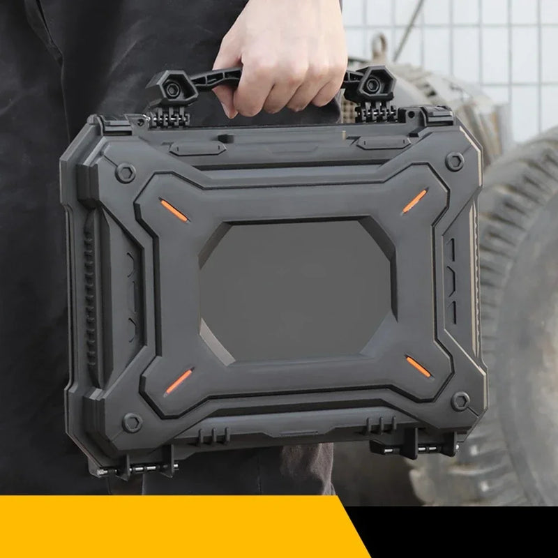 Load image into Gallery viewer, Tactical Pistol Case for GLOCK Hard Shell Box with Padded Foam Lining for Outdoor Hunting Shooting Storage Safety Lock Boxes
