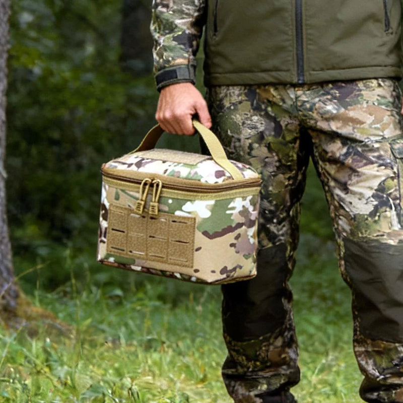 Load image into Gallery viewer, Rifle Cartridge Bag Pistol Ammo Pouches Portable Ammunition Box Outdoor HuntingShooting Bullet Storage Case EDC Tools Handbag
