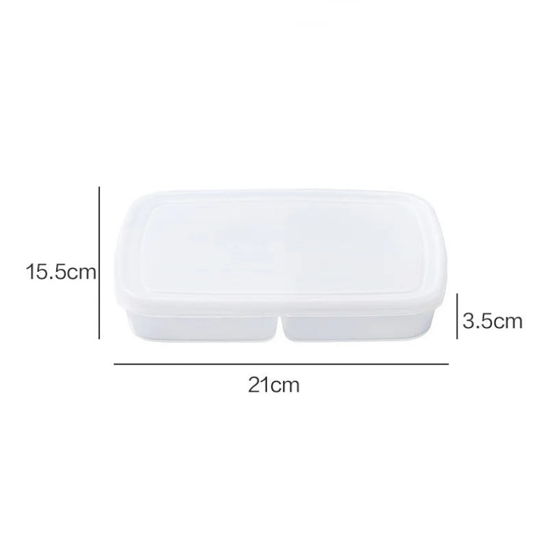 Load image into Gallery viewer, 1PCS 4 Grids Food Fruit Storage Box Portable Compartment Refrigerator Freezer Organizers Meat Onion Ginger Container Boxes
