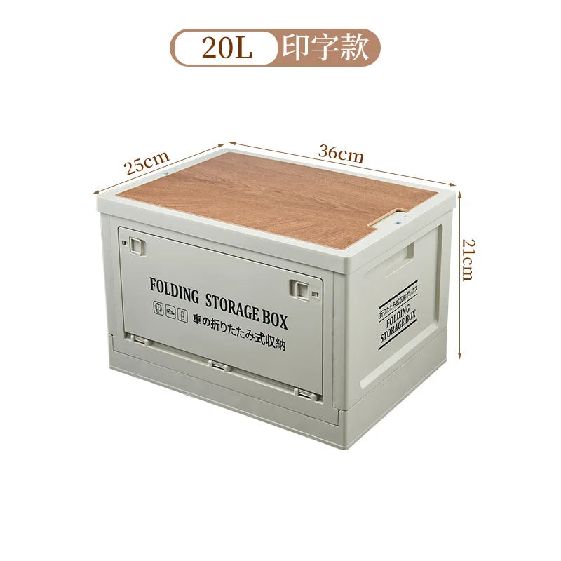 Load image into Gallery viewer, Outdoor Storage Box Side Open Foldable Storage Box Car Trunk Home Camping Box Vehicle Storage Organizer Box
