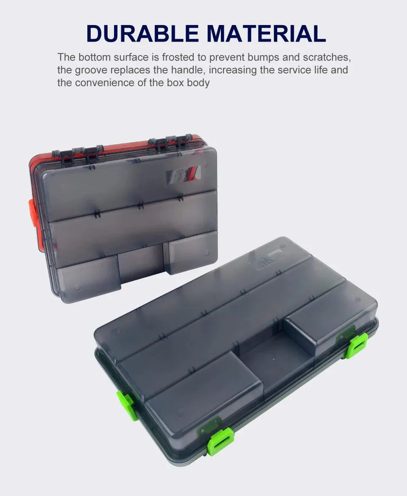 Load image into Gallery viewer, Fishing Tackle Box Large Capacity Waterproof Accessories Hook Storage Lure Bait Tray Storage Lure Bait Organizer Boxes
