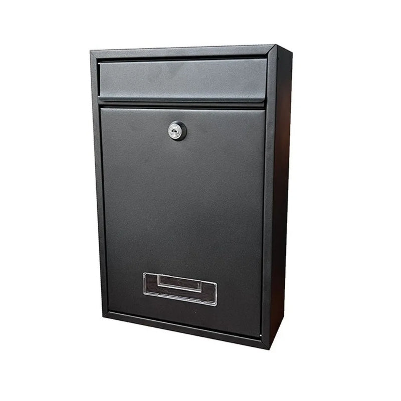 Load image into Gallery viewer, Rainproof Wall Mounted Mailbox Safe Locking with 2 Keys Tinplate Letter Boxes Clear Window Iron Large Mail Drop Box Garden
