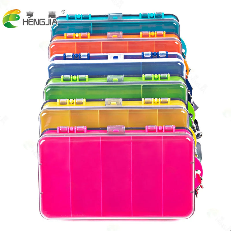 Load image into Gallery viewer, Fishing Bait Box1Double-sided Lure Box Colorful Transparent Storage Box Fishing Gear Accessories Bait Box
