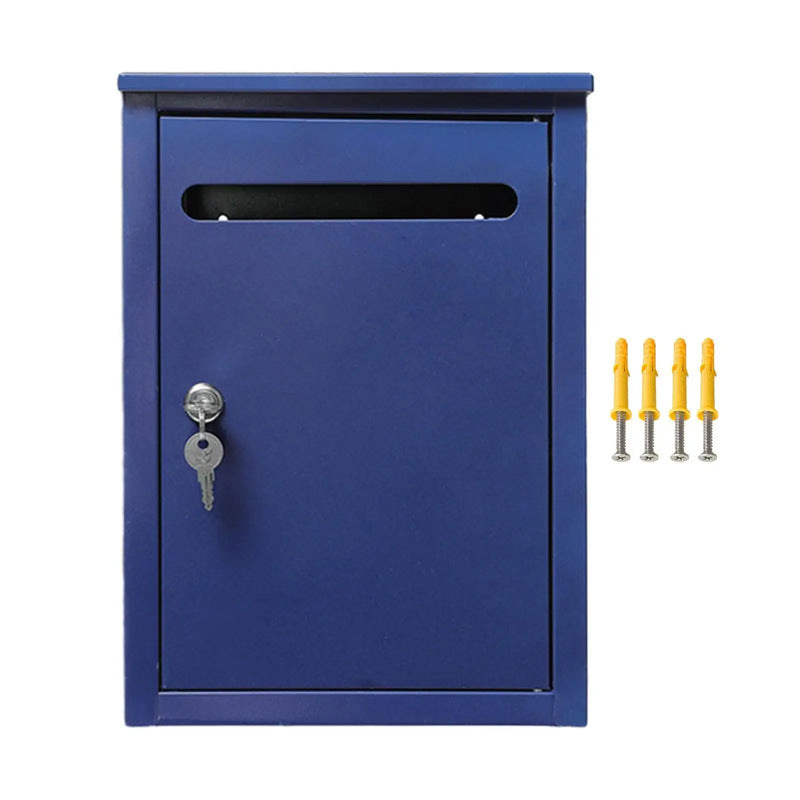 Load image into Gallery viewer, Wall Mount Mailbox Outside Reporting Box Entryway Gate Anti Ruse Commercial Rural Apartment Building Heavy Duty Metal Post Box
