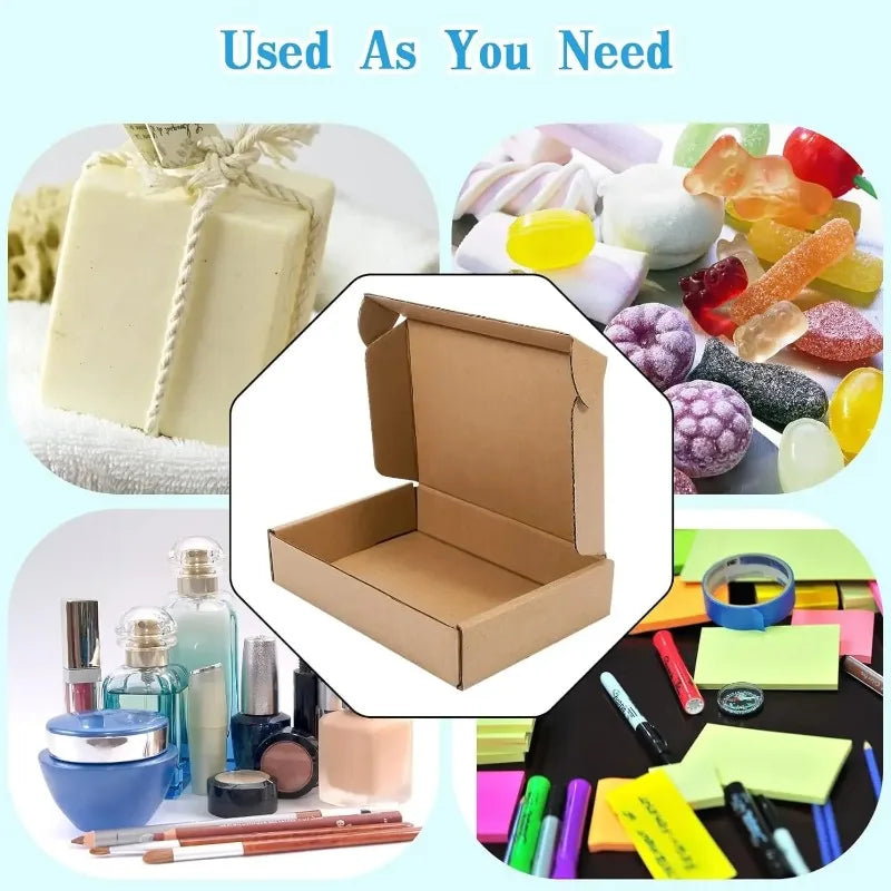 Load image into Gallery viewer, 20/10PCS Square Corrugated Mailer Boxes - Cardboard Shipping Boxes for Packing, Mailer Shipping
