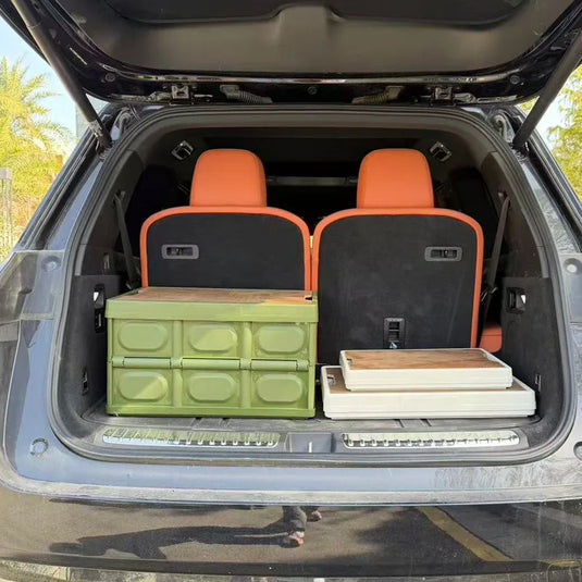 Outdoor Storage Box,Camping Folding Box,Camping Table,Camping Wooden Chopping Board,Car Trunk Organizer Storage Box