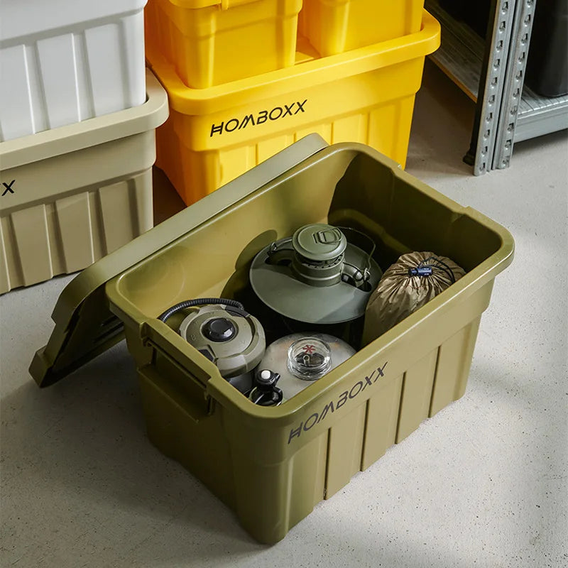Load image into Gallery viewer, Industrial Style Large Capacity Camping Storage Box Thickened Desktop Organizer for Car Miscellaneous Item Storage
