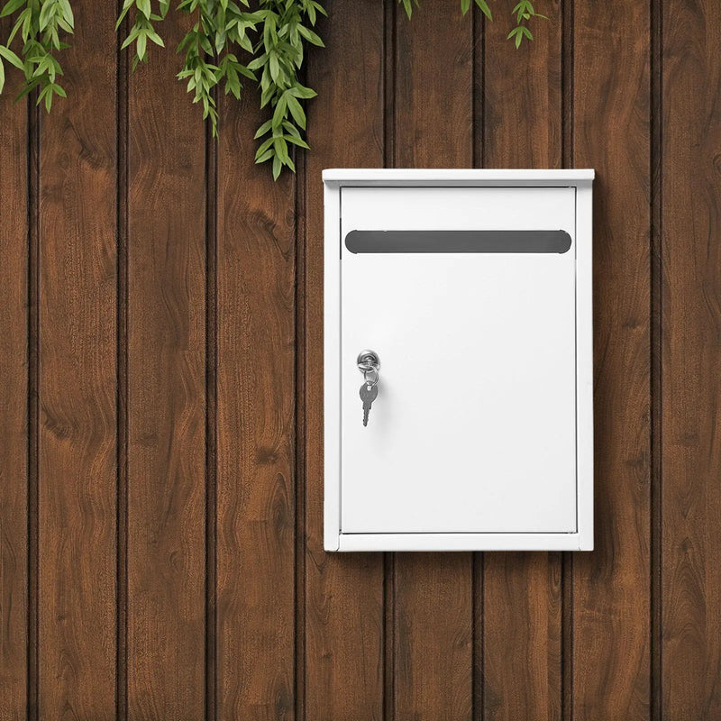Load image into Gallery viewer, Wall Mount Lockable Mailbox Heavy Duty Package Drop Family Residence Rust Resistant Decorative Office Building Large Drop Box
