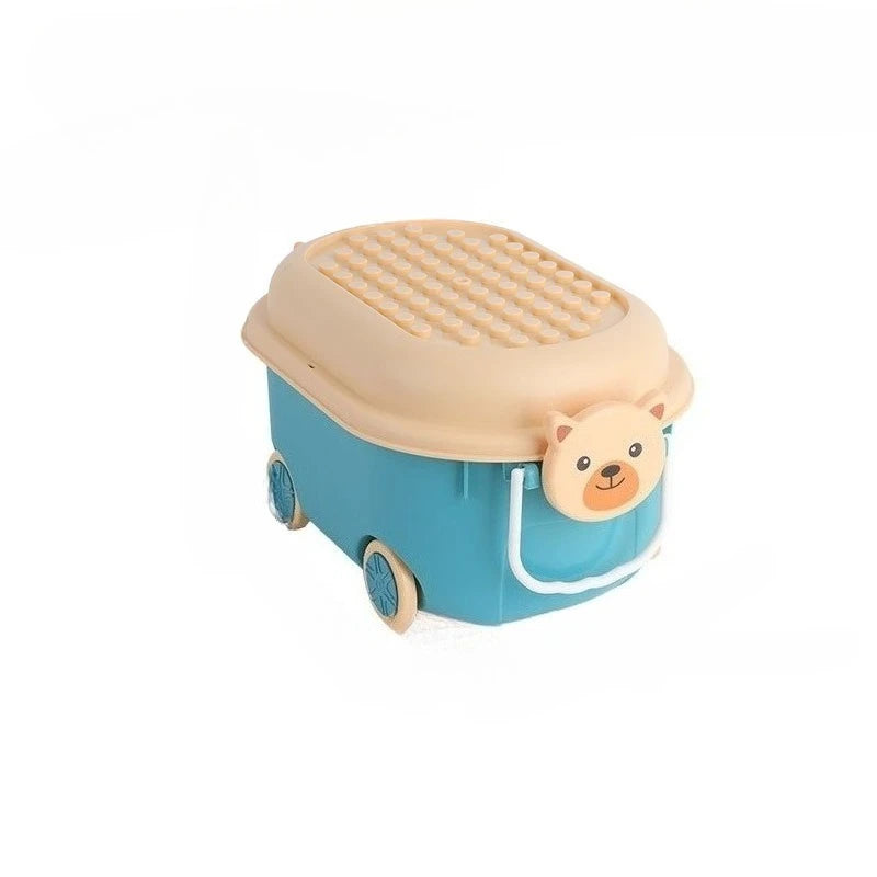 Load image into Gallery viewer, Cartoon Toy Storage Box Organizer for Child Home Snack Clothes Storage Box Large Capacity Multifunctional Plastic Storage Boxes
