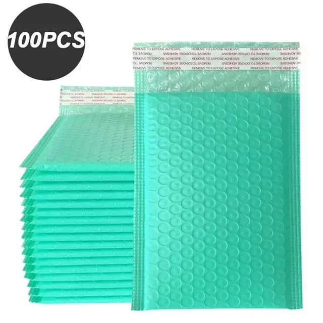 Load image into Gallery viewer, 100 Pcs Bubble Mailers Bubble Padded Mailing Envelopes Mailer Poly for Packaging Shipping Bag Black Business Supplies
