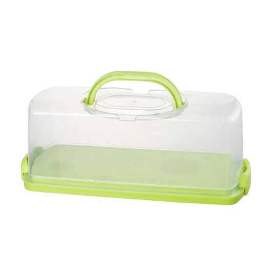 Rectangular Bread Box Food Storing Multifunction with Transparent Lid with Handle Bread Keeper for Graduation DIY Baking