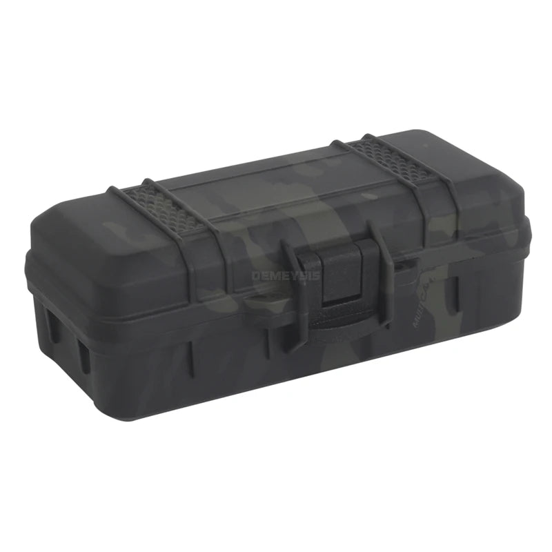 Load image into Gallery viewer, Tactical Flashlight Storage Box Dustproof with Padded Hunting Shooting Toolbox Suitcase Lockable Safety Accessories Case

