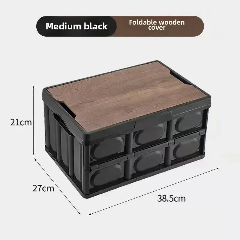 Load image into Gallery viewer, Outdoor Storage Box,Camping Folding Box,Camping Table,Camping Wooden Chopping Board,Car Trunk Organizer Storage Box
