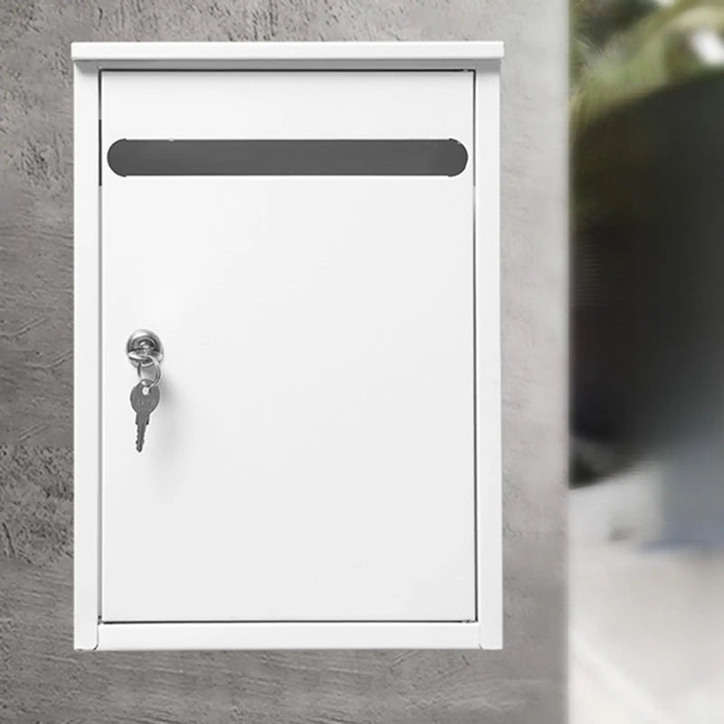Load image into Gallery viewer, Wall Mount Mailbox Outside Reporting Box Entryway Gate Anti Ruse Commercial Rural Apartment Building Heavy Duty Metal Post Box
