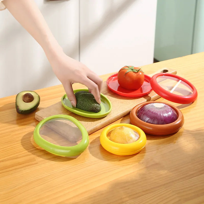 Load image into Gallery viewer, Kitchen Storage Box Fruit Vegetable Container Fresh Box Avocado Tomato Lemon Onion Fresh-Keeping Crisper Kitchen Gadgets
