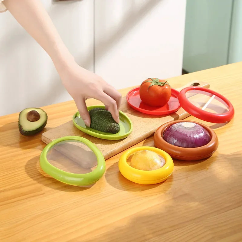Load image into Gallery viewer, Kitchen Storage Box Fruit Vegetable Container Fresh Box Avocado Tomato Lemon Onion Fresh-Keeping Crisper Kitchen Gadgets
