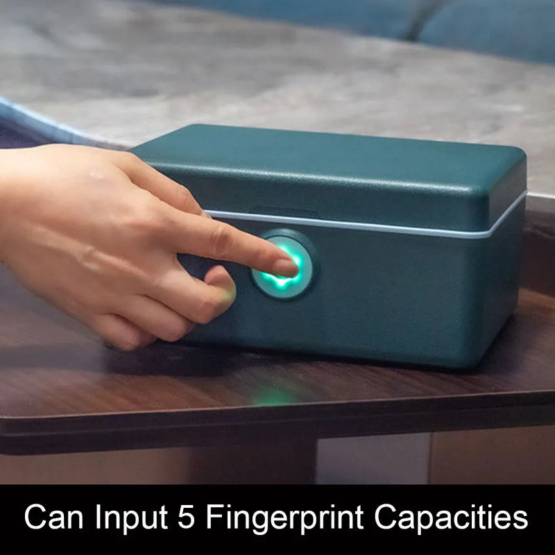 Load image into Gallery viewer, Biometric Fingerprint Safe Box Mini Safe Money Cash Jewelry Security Storage Box Household File Secret Hidden Safe Cosmetic Box
