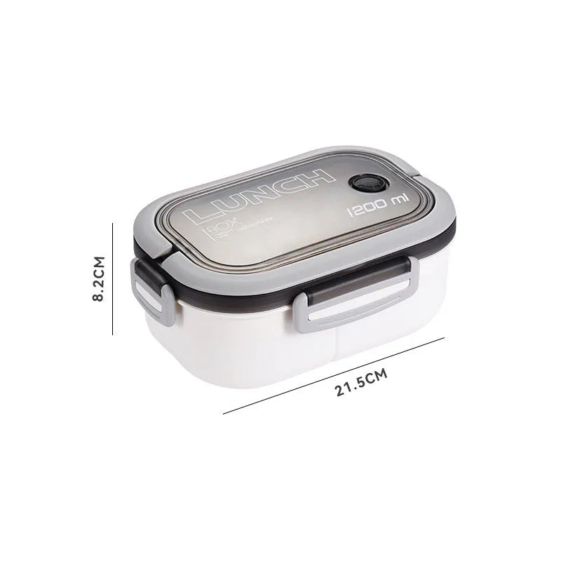 Load image into Gallery viewer, Kitchen Supplies: Single-layer, Double-layer Portable Fruit Food Box, Lunch Box with Fork Spoon and Spoon Preservation Box

