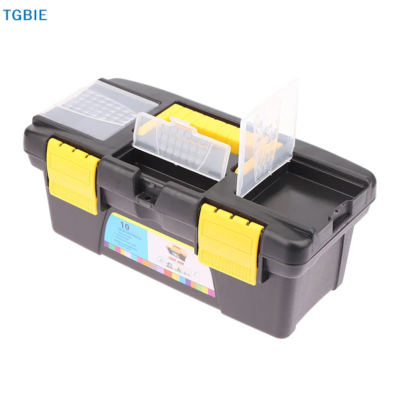 Load image into Gallery viewer, [TL][TL]Two-LayerTool Box Mini Accessories Storage Box With Handle Portable Tool Organizer
