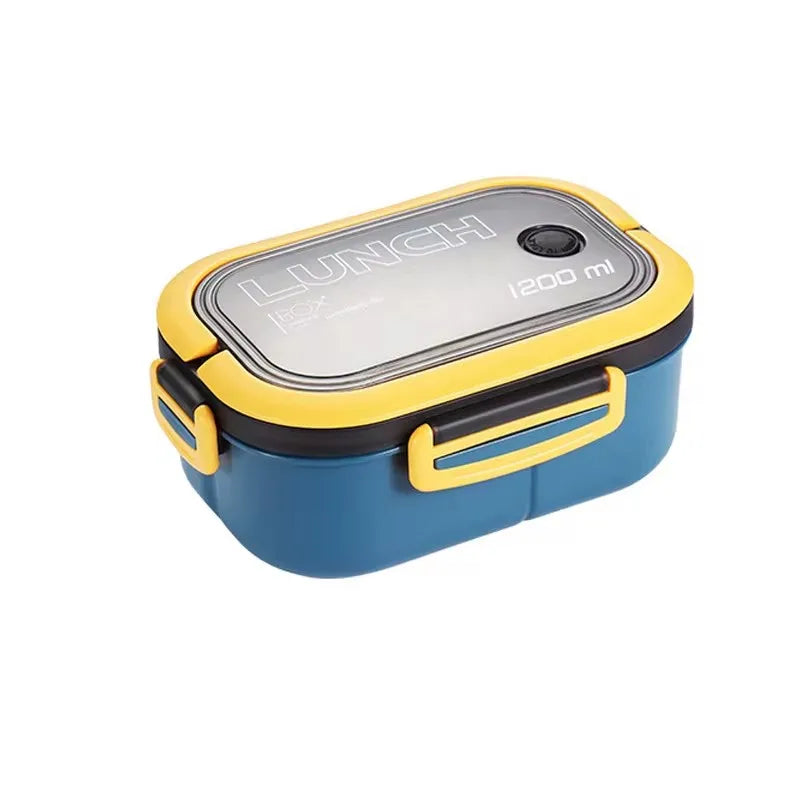 Load image into Gallery viewer, Kitchen Supplies: Single-layer, Double-layer Portable Fruit Food Box, Lunch Box with Fork Spoon and Spoon Preservation Box
