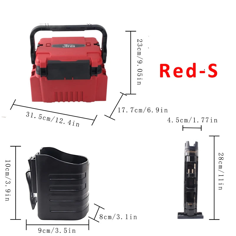 Load image into Gallery viewer, Large Fishing Box Organizer Multi-function Lure Live Fish Bucket Thickening Storage Box Fishing Accessories Tackle Box Pesca
