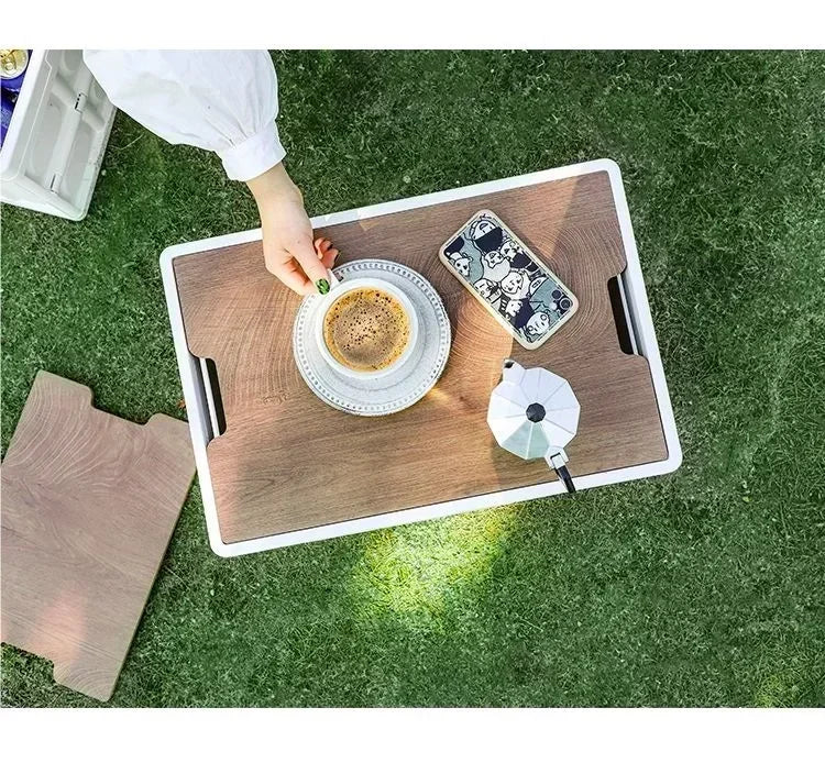 Load image into Gallery viewer, Outdoor Storage Box,Camping Folding Box,Camping Table,Camping Wooden Chopping Board,Car Trunk Organizer Storage Box
