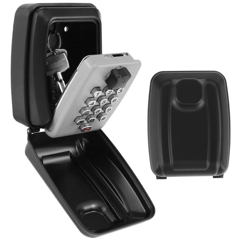 Load image into Gallery viewer, Key Lock Box Wall-Mount Secret Code Security Key Safe Secret Organizer Box No Key Home Office Weatherproof Safe Key Keeper NEW
