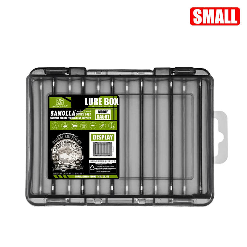Load image into Gallery viewer, Fishing Tackle Box 14 Compartments Fishing Accessories Lure Hook Storage Case Double Sided Fishing Tool Organizer Boxes
