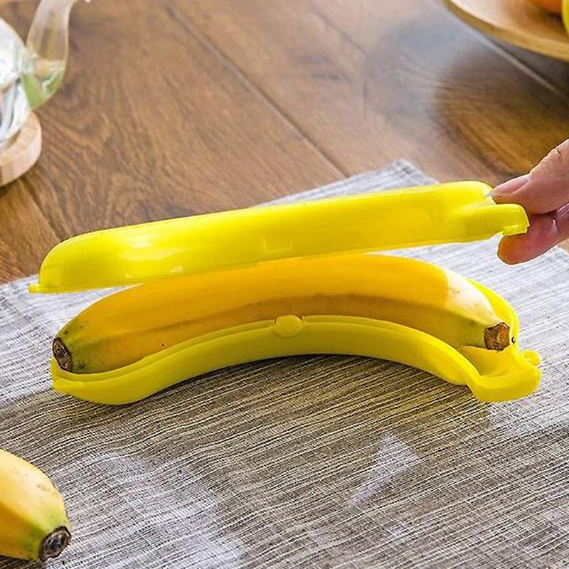 Load image into Gallery viewer, Banana Storage Box for Outdoor Travel Cute  Case Protector  Container Trip  Lunch Fruit Storage  Holder
