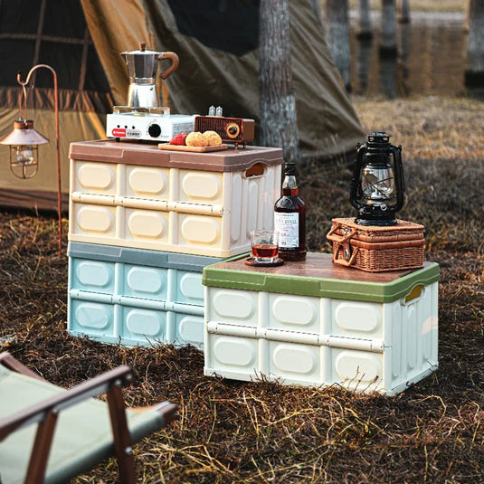 Outdoor Storage Box,Camping Folding Box,Camping Table,Camping Wooden Chopping Board,Car Trunk Organizer Storage Box