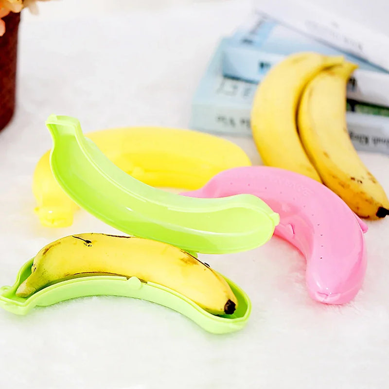 Load image into Gallery viewer, Banana Storage Box for Outdoor Travel Cute  Case Protector  Container Trip  Lunch Fruit Storage  Holder
