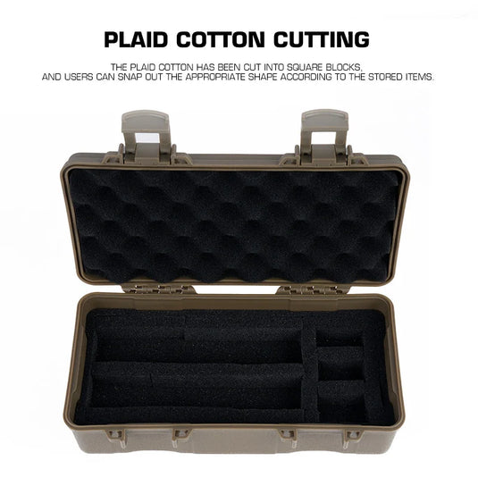 Tactical Equipment Outdoor Shockproof Protection Storage Box Shooting Hunting Laser Box Versatile EDC Flashlight Hard Case