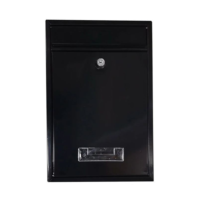 Load image into Gallery viewer, Rainproof Wall Mounted Mailbox Safe Locking with 2 Keys Tinplate Letter Boxes Clear Window Iron Large Mail Drop Box Garden
