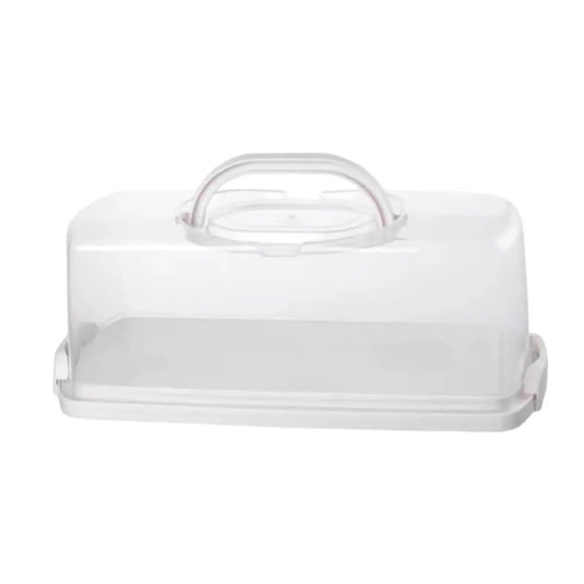 Rectangular Bread Box Food Storing Multifunction with Transparent Lid with Handle Bread Keeper for Graduation DIY Baking