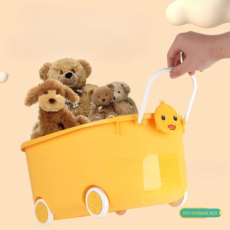 Load image into Gallery viewer, Cartoon Toy Storage Box Organizer for Child Home Snack Clothes Storage Box Large Capacity Multifunctional Plastic Storage Boxes
