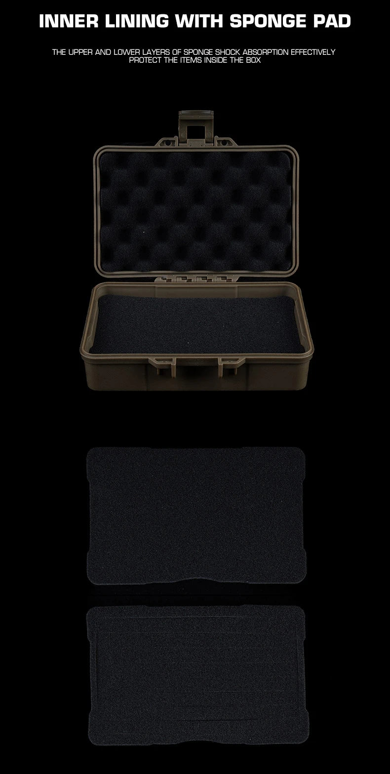 Load image into Gallery viewer, Tactical Equipment Outdoor Shockproof Protection Storage Box Shooting Hunting Laser Box Versatile EDC Flashlight Hard Case
