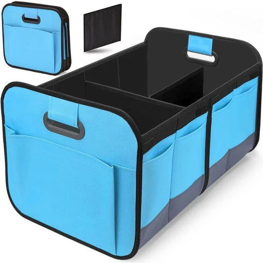Foldable Car Storage Box Outdoor Waterproof Large Capacity Storage Bag Multifunctional Oxford Cloth Material Car Trunk Tool Box