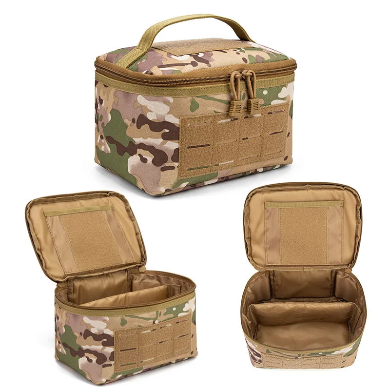 Load image into Gallery viewer, Portable Rifle Cartridge Bag Pistol Ammo Pouches Ammunition Box for Outdoor Hunting Shooting Bullet Storage EDC Handbag
