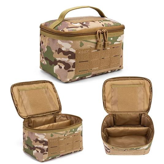Rifle Cartridge Bag Pistol Ammo Pouches Portable Ammunition Box Outdoor HuntingShooting Bullet Storage Case EDC Tools Handbag