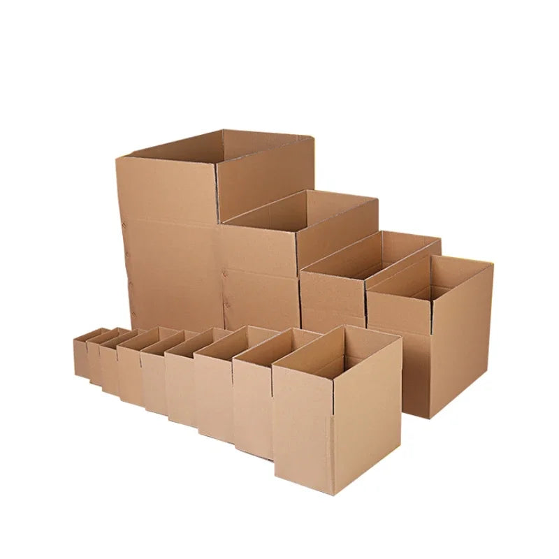 Load image into Gallery viewer, 10pcs Shipping Boxes 3 Corrugated Paper Box, kraft paper shipping boxes-for shipping pack
