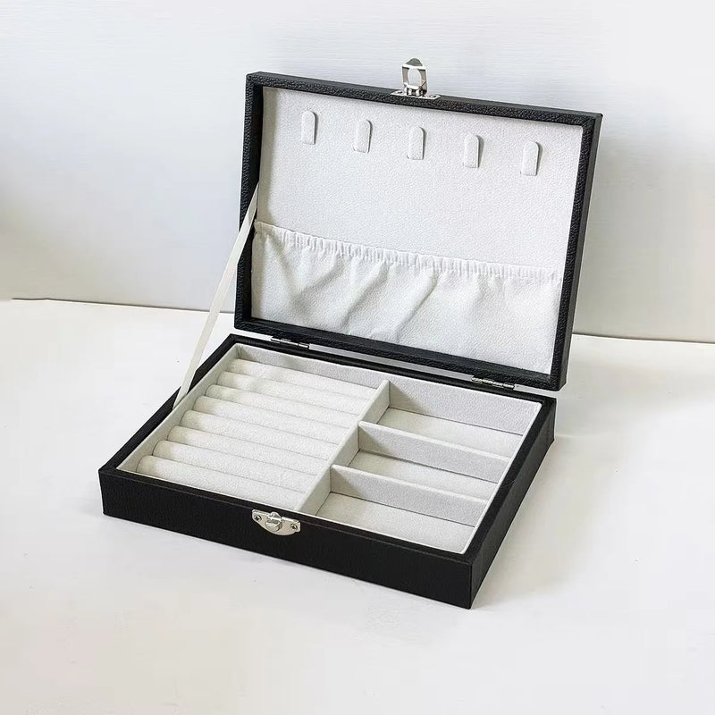 Load image into Gallery viewer, Jewelry Organizer Box - Portable Storage Case For Necklaces, Earrings, Rings, Accessory Storage, Jewelry Boxes
