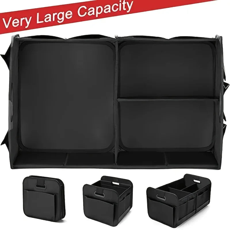 Load image into Gallery viewer, Foldable Car Storage Box Outdoor Waterproof Large Capacity Storage Bag Multifunctional Oxford Cloth Material Car Trunk Tool Box
