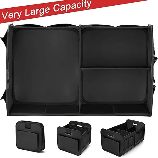Foldable Car Storage Box Outdoor Waterproof Large Capacity Storage Bag Multifunctional Oxford Cloth Material Car Trunk Tool Box
