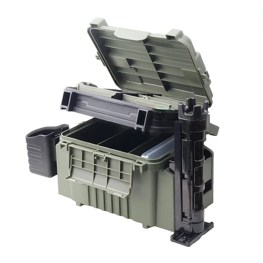 Large Fishing Box Organizer Multi-function Lure Live Fish Bucket Thickening Storage Box Fishing Accessories Tackle Box Pesca